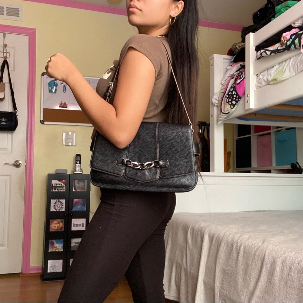 Brighton Elegant Black Shoulder Bag